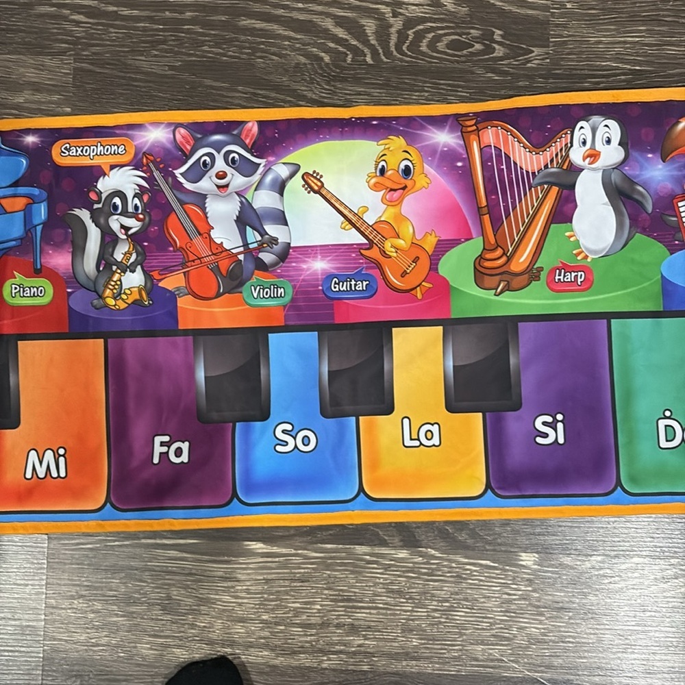 Animal piano mat/pad with 7 instrument sounds and 10 music keys - Picture 3 of 4